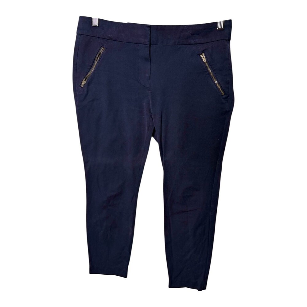 LOFT Outlet Navy Blue 8P Modern Skinny Ankle Pants